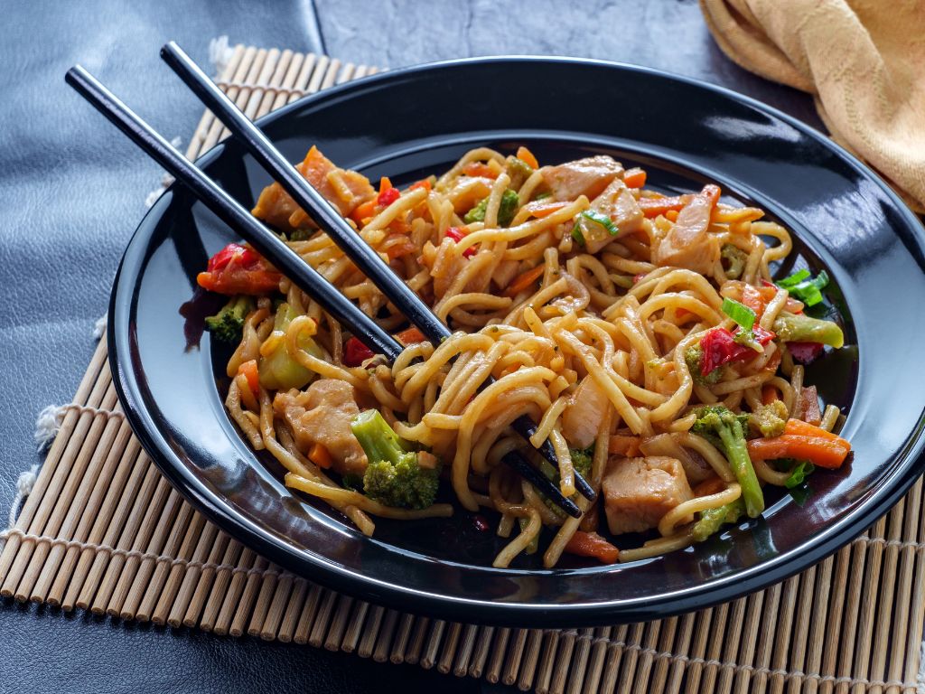 Shrimp (Ebi) nigiri sushi